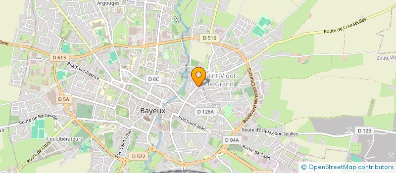 localisation de l'entreprise BERTHE LOCATIONS  BAYEUX