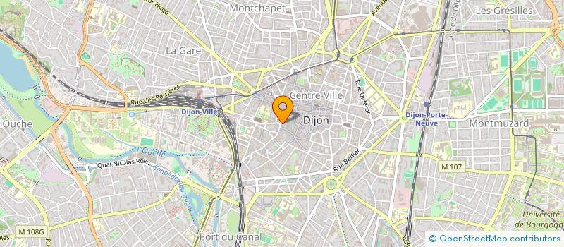 localisation de l'entreprise BERTHELEMY HURON ET CIE à DIJON