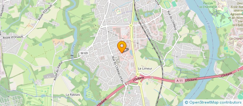localisation de l'entreprise BERTHELIN CAPITAL à LA CHAPELLE-SUR-ERDRE