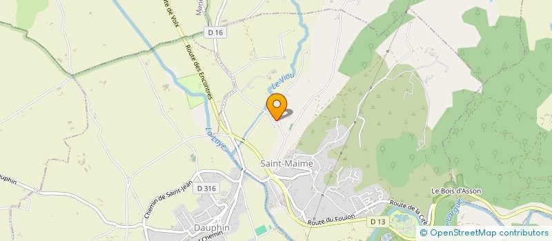 localisation de l'entreprise BERTHELON ET CALAVAS à FORCALQUIER