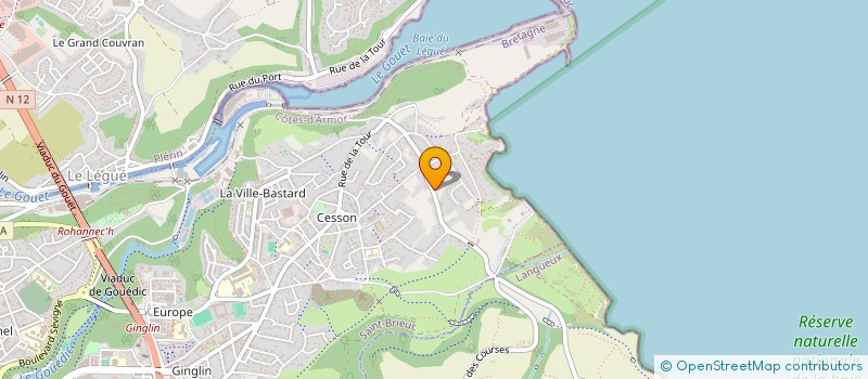 localisation de l'entreprise BERTHELOT à SAINT-BRIEUC