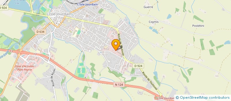 localisation de l'entreprise BERTHELOT  L'ISLE-JOURDAIN