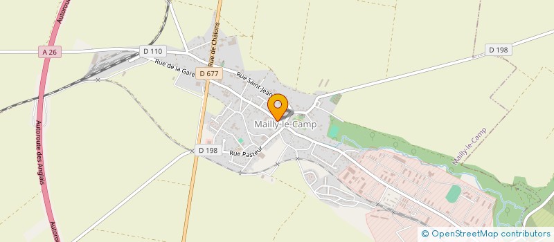 localisation de l'entreprise BERTHELOT CAROLINE à MAILLY-LE-CAMP