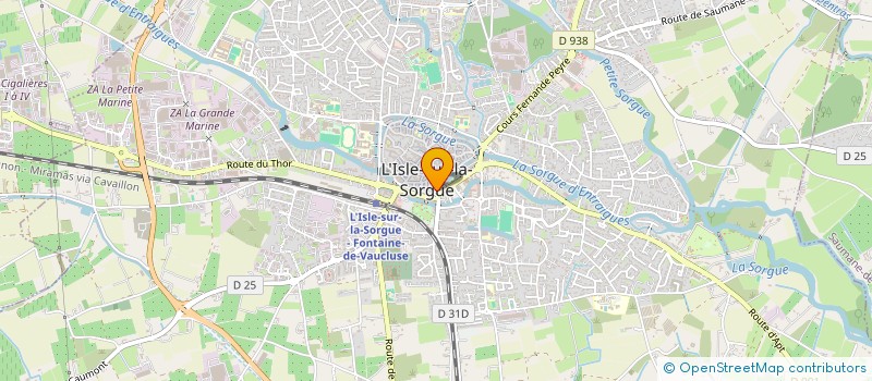 localisation de l'entreprise BERTHELOT & CO  L'ISLE-SUR-LA-SORGUE