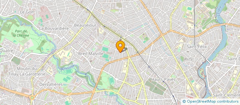 localisation de l'entreprise BERTHELOT - DE CHARETTE  NANTES