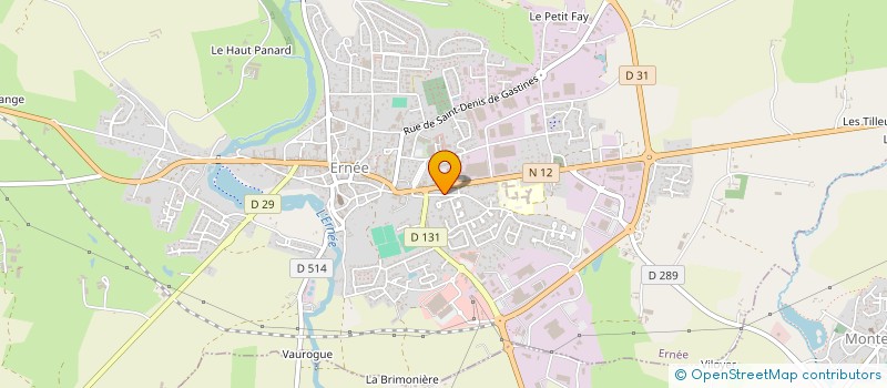 localisation de l'entreprise BERTHELOT IMMO  ERNEE