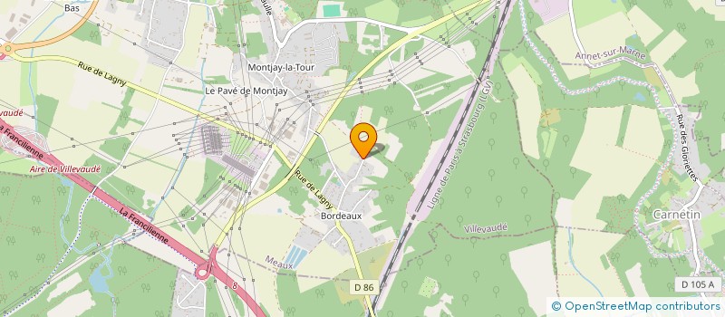 localisation de l'entreprise BERTHELOT - PSPC à VILLEVAUDE