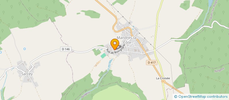 localisation de l'entreprise BERTHELOT RAGOT à MANDRES-LA-COTE