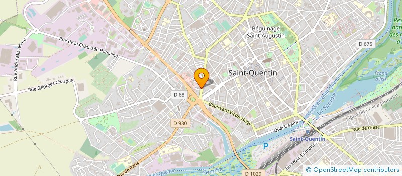 localisation de l'entreprise BERTHELOT S.A. à SAINT-QUENTIN