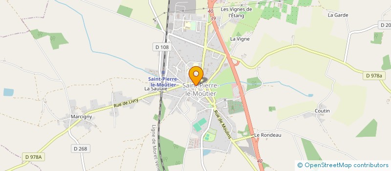 localisation de l'entreprise BERTHELOT. S.V à SAINT-PIERRE-LE-MOUTIER