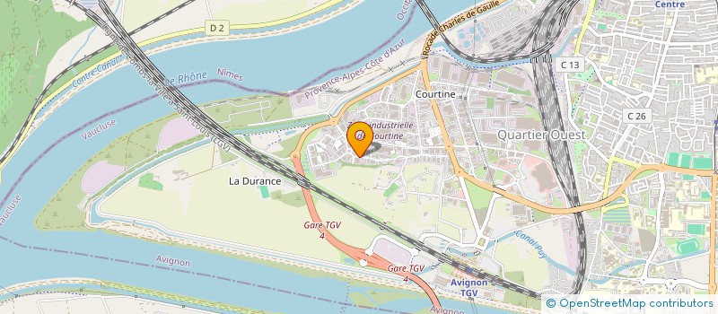 localisation de l'entreprise BERTHELOT SERRURERIE à AVIGNON