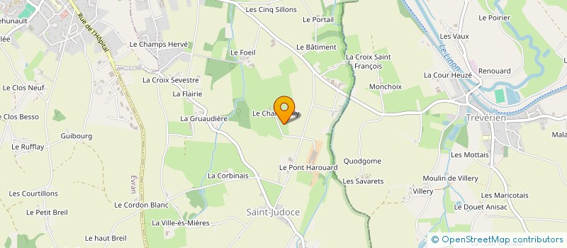 localisation de l'entreprise BERTHELOT TONY  SAINT-JUVAT