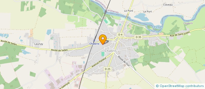 localisation de l'entreprise BERTHET à CHABRIS