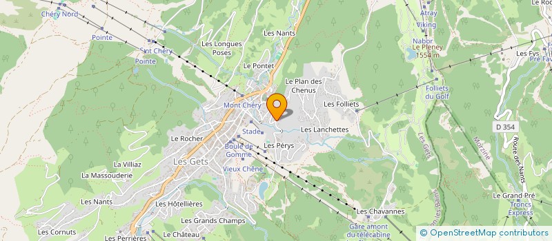 localisation de l'entreprise BERTHET ARCHAMPS  LES GETS