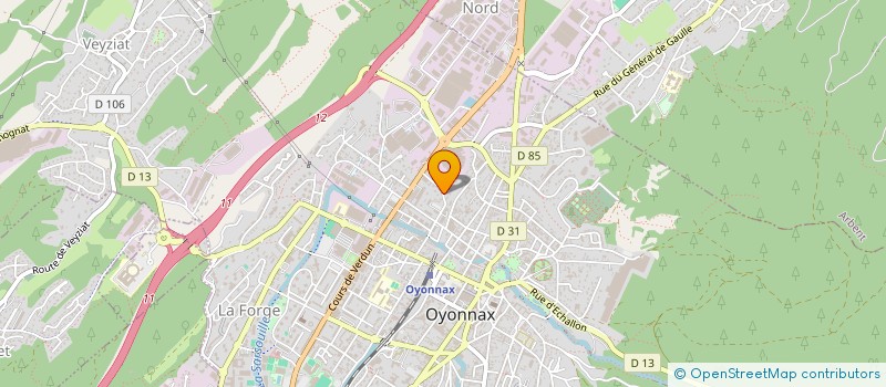 localisation de l'entreprise BERTHET BONDET MOULES à OYONNAX