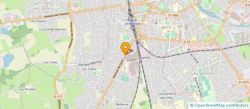 localisation de l'entreprise BERTHET HERVE à BOURG-EN-BRESSE