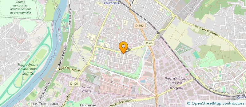 localisation de l'entreprise BERTHET INVESTISSEMENTS à CORMEILLES-EN-PARISIS