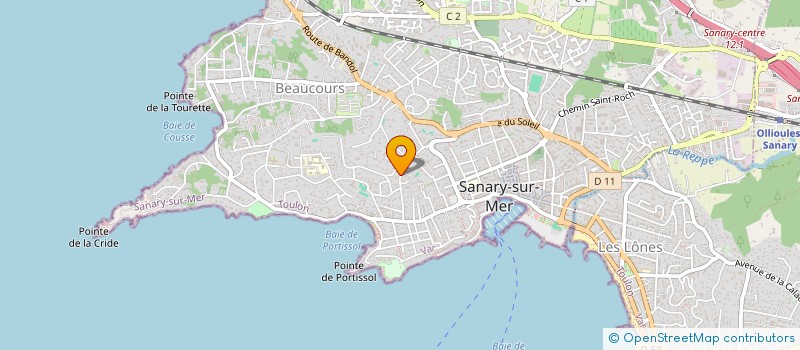 localisation de l'entreprise BERTHIER à SANARY-SUR-MER