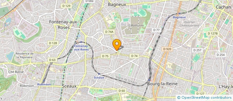 localisation de l'entreprise BERTHIER à FONTENAY-AUX-ROSES