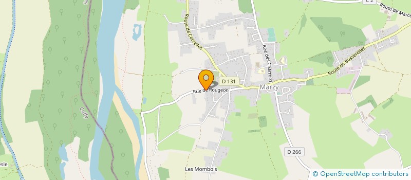 localisation de l'entreprise BERTHIER BATIMENT. à MARZY