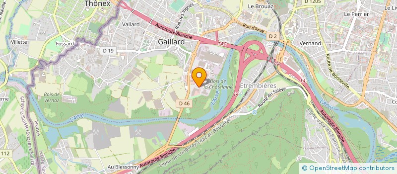 localisation de l'entreprise BERTHIER HAUTE-SAVOIE à ANNECY