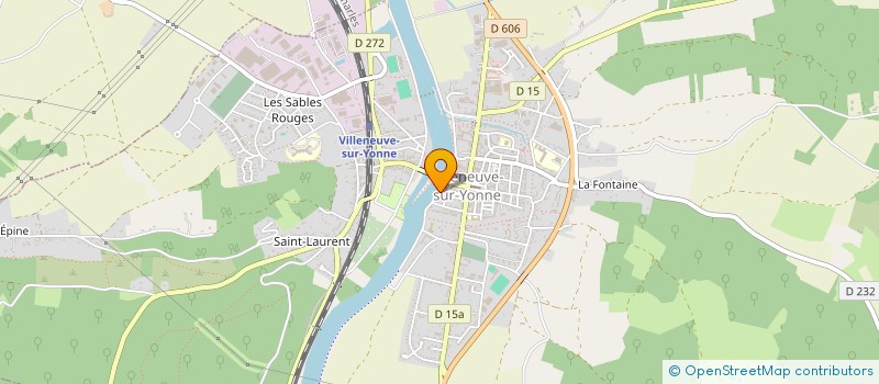 localisation de l'entreprise BERTHIER & LABE ASSOCIES à VILLENEUVE-SUR-YONNE