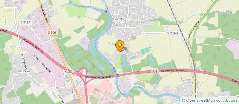 localisation de l'entreprise BERTHIER/SAUR  GURGY