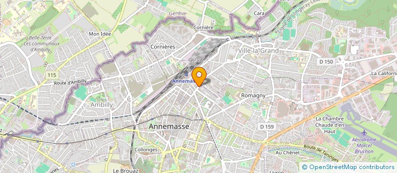 localisation de l'entreprise BERTHILLOT INVESTMENT à ANNEMASSE