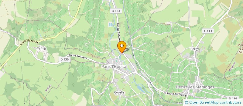 localisation de l'entreprise BERTHIOT à THURY