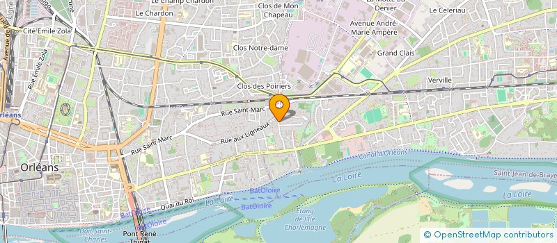 localisation de l'entreprise BERTHO à SAINT-JEAN-DE-BRAYE