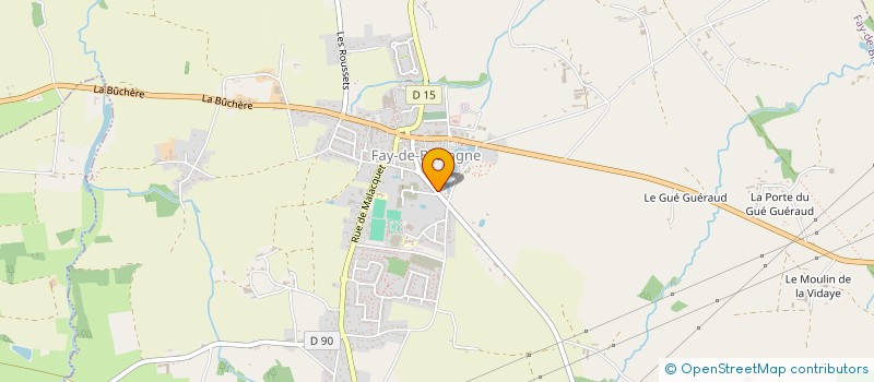 localisation de l'entreprise BERTHO-DENIS  FAY-DE-BRETAGNE