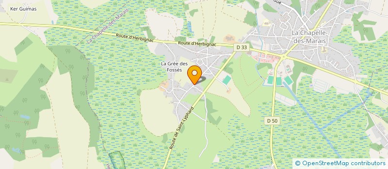 localisation de l'entreprise BERTHO LUDOVIC  LA CHAPELLE-DES-MARAIS