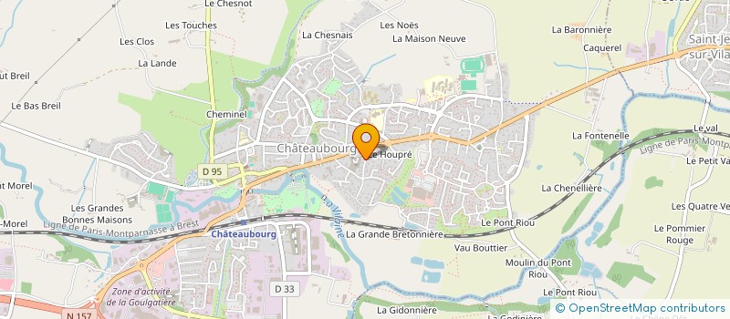 localisation de l'entreprise BERTHOIS IMMOBILIER  CHATEAUBOURG