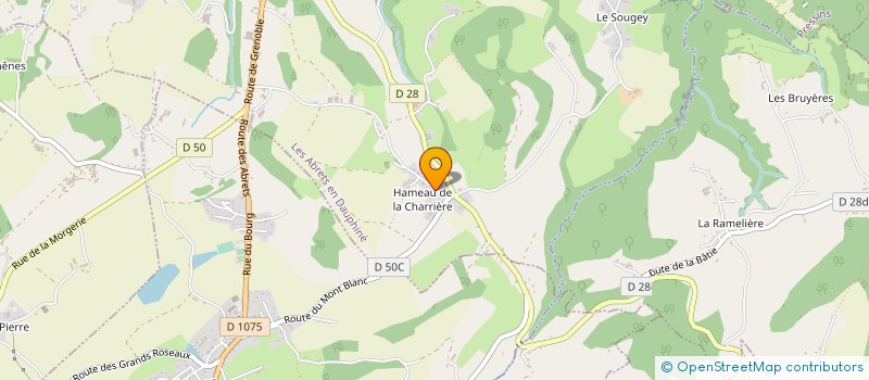 localisation de l'entreprise BERTHOLET CARL  LES ABRETS EN DAUPHINE