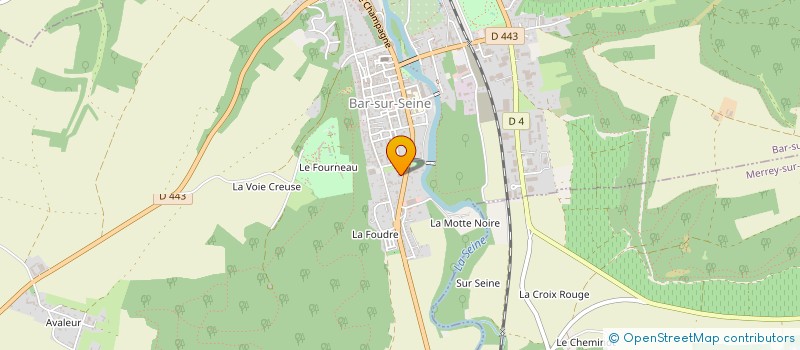 localisation de l'entreprise BERTHOLLE LACOUR DISTRIBUTION à BAR-SUR-SEINE