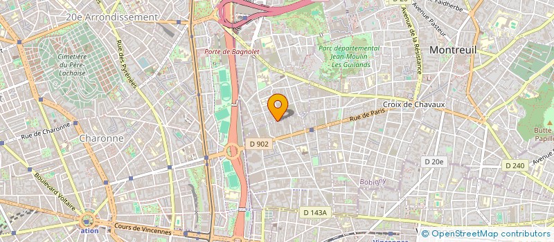 localisation de l'entreprise BERTHOLLET ET FILS S A à MONTREUIL