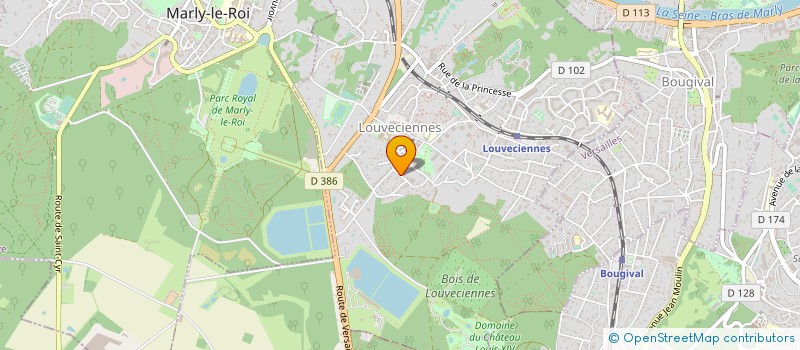 localisation de l'entreprise BERTHOMAR  LOUVECIENNES