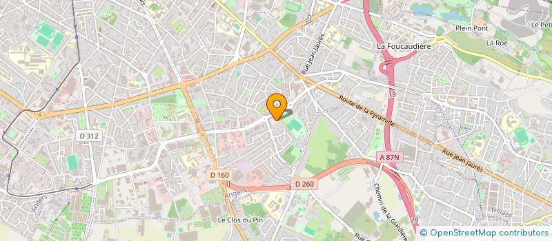 localisation de l'entreprise BERTHOME à ANGERS