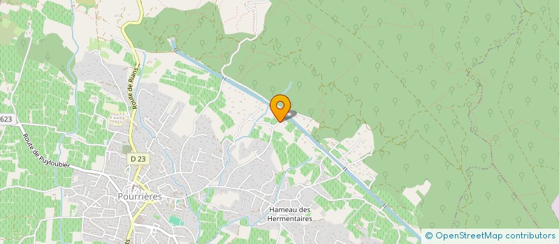 localisation de l'entreprise BERTHOME  POURRIERES