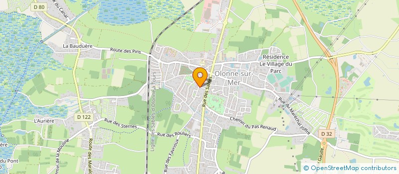 localisation de l'entreprise BERTHOME-BECAUD à LES SABLES D'OLONNE