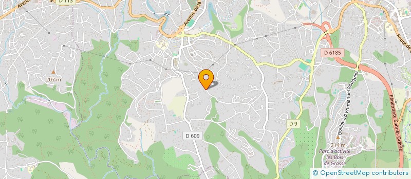 localisation de l'entreprise BERTHOMIEU INVEST BIS  GRASSE