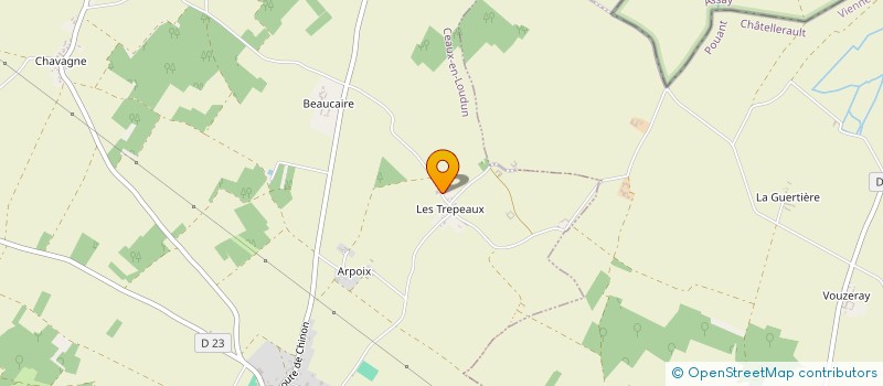 localisation de l'entreprise BERTHON  CEAUX-EN-LOUDUN