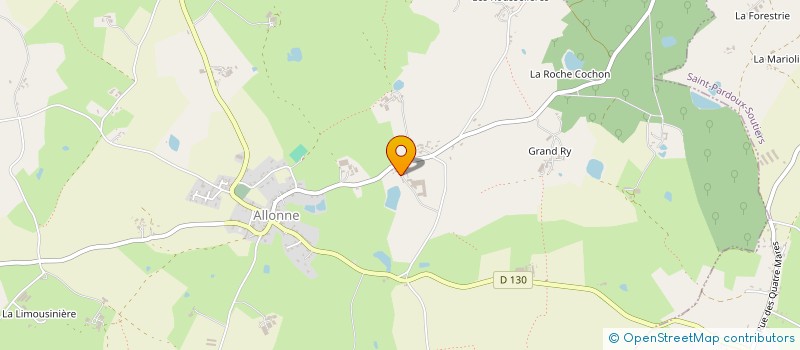 localisation de l'entreprise BERTHONNIERE IMMO  ALLONNE
