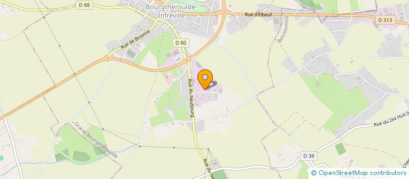 localisation de l'entreprise BERTHOU  GRAND BOURGTHEROULDE