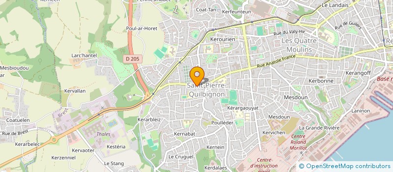 localisation de l'entreprise BERTHOU BEATRICE & JACQUES  BREST