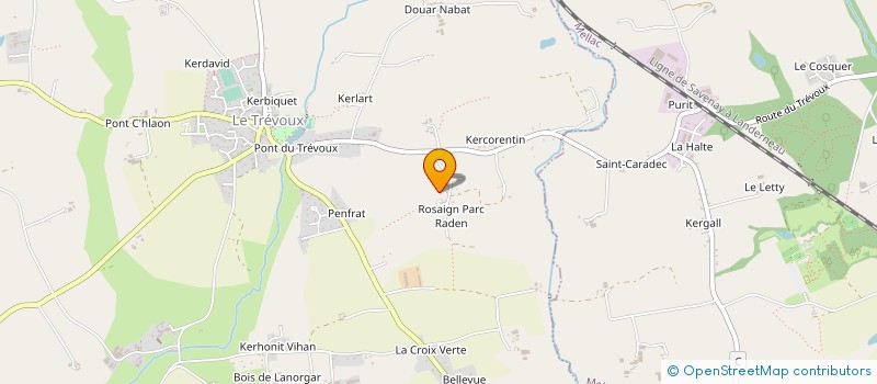 localisation de l'entreprise BERTHOU JULIEN  LE TREVOUX