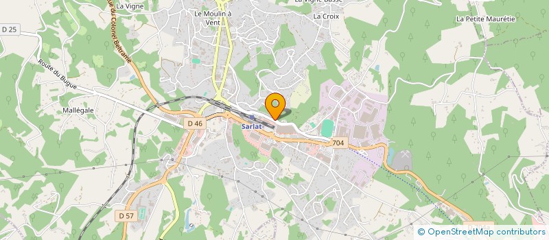 localisation de l'entreprise BERTHOU SARL à SARLAT-LA-CANEDA
