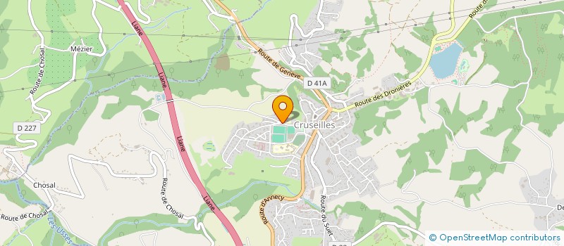 localisation de l'entreprise BERTHOUD-IMMO  CRUSEILLES