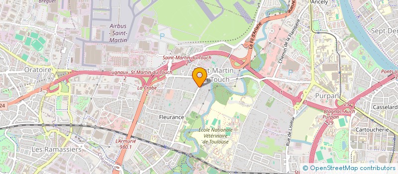 localisation de l'entreprise BERTHOUMIEU à TOULOUSE