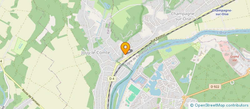 localisation de l'entreprise BERTIAUX FAMILY  CHAMPAGNE-SUR-OISE